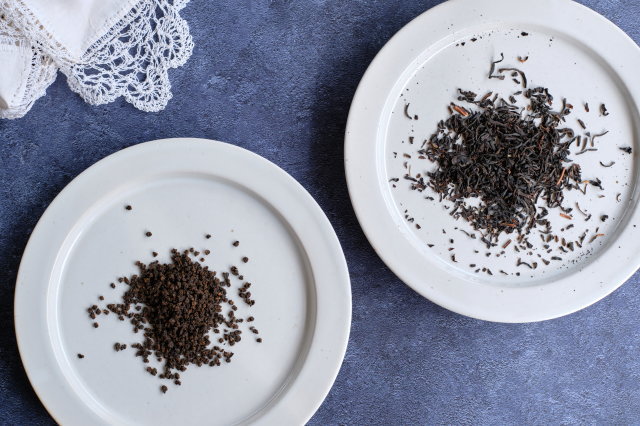 紅茶の味と茶葉の大きさの大小は関係ない