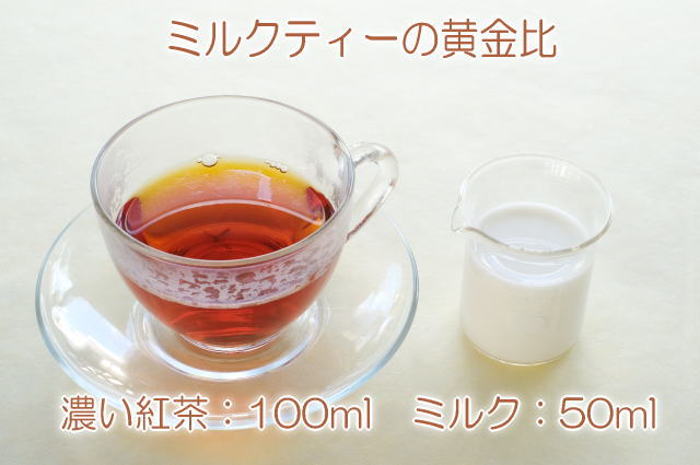 美味しいミルクティーの黄金比
