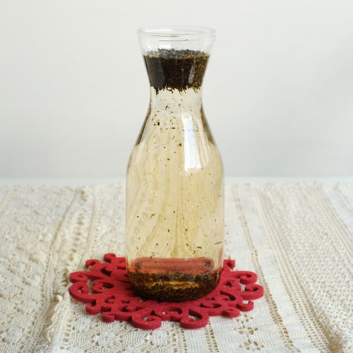 水出しアイスティー抽出前