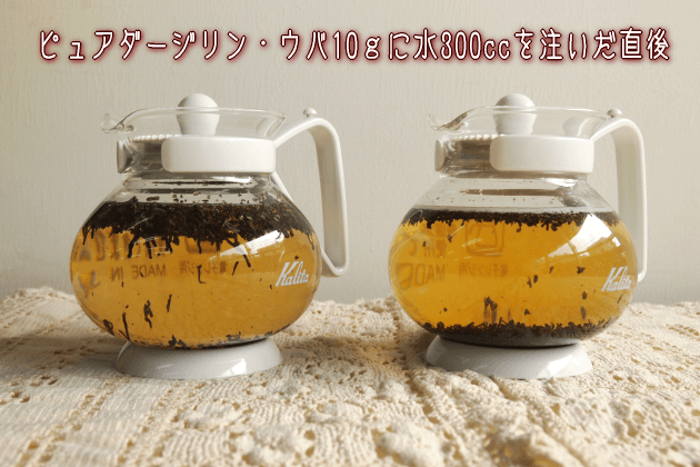 水出しアイスティー抽出前