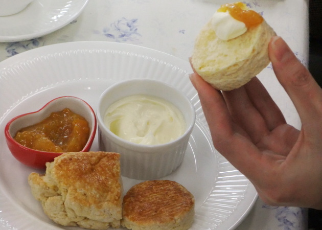 スコーンwithクロテッドクリーム＋ジャム