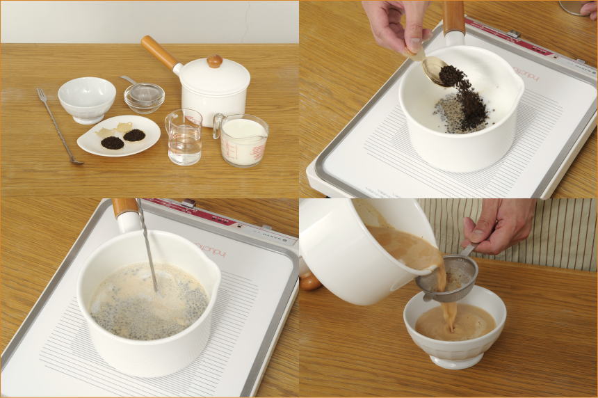 チャイ（煮出しミルクティー）の作り方