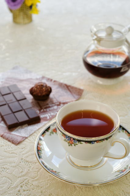 チョコレートのアールグレイのペアリング