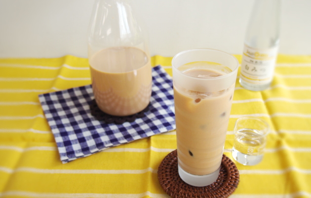 アイスミルクティー完成