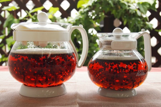 ガラス製ティーポット