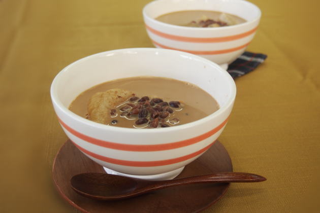 ミルクティーぜんざい