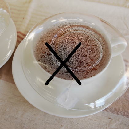 ティーバッグのいれ方