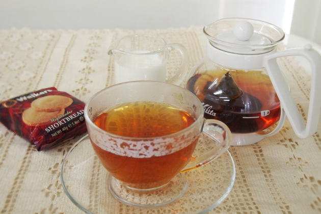 ティーカップ二杯分抽出する