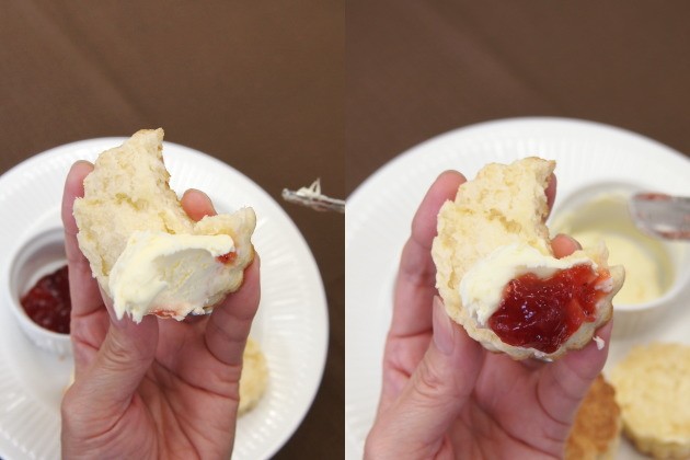 スコーンにはミルクティー