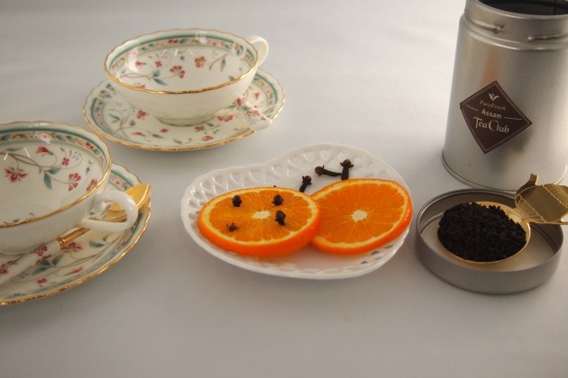 オレンジクローブティー