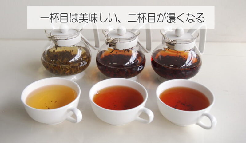 二杯目の紅茶が濃くなった時の対処法