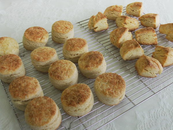 スコーンの焼き上り