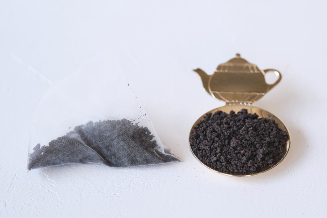 ティーバッグの中身はリーフティー