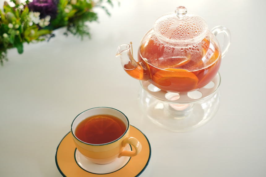 紅まどんなティーを作ってみました。