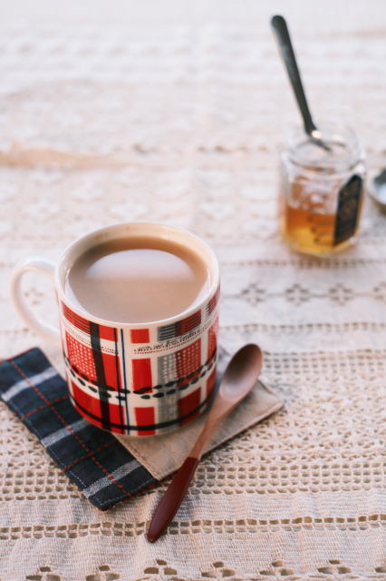 おやつの代わりに “はちみつ入りミルクティー” という選択