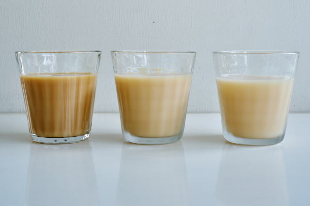 ミルクティーの比較
