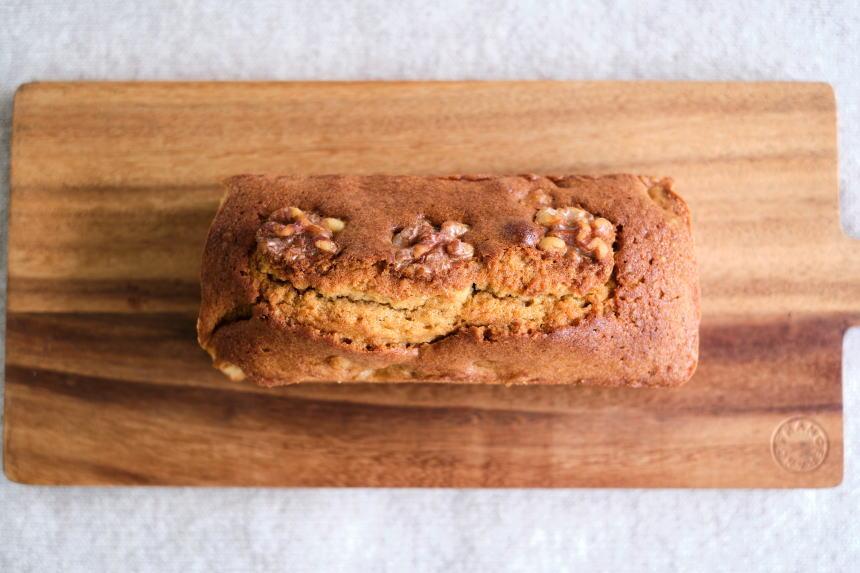 メープルとクルミケーキを作りました