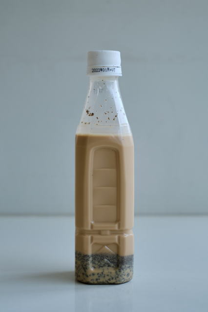 牛乳で抽出したミルクティー