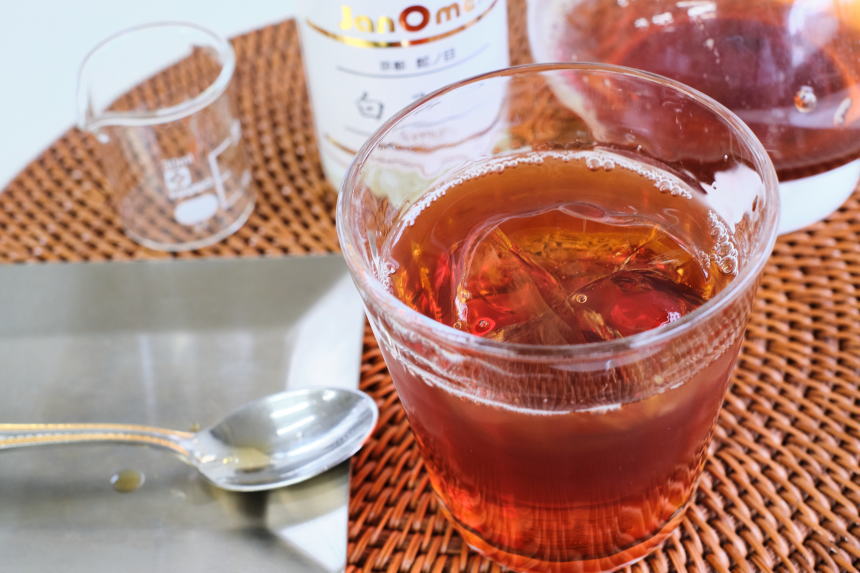 アイスティーは甘くすれば濁らない