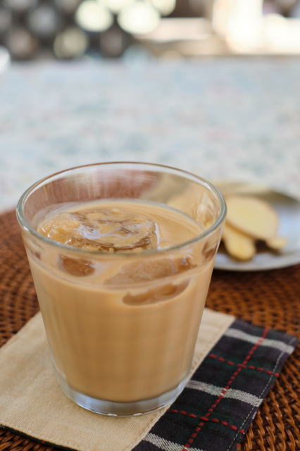 アイスジンジャーミルクティー（ジンジャーチャイ）