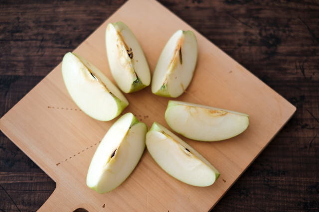 リンゴの切り方