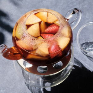 カットフルーツで手軽なフルーツティー