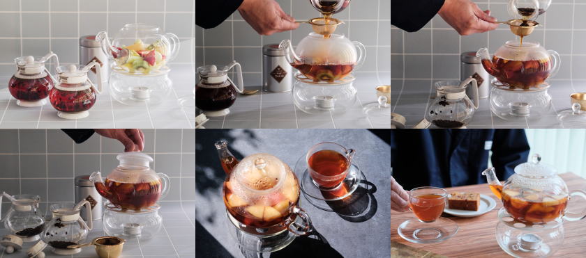 フルーツティーの作り方