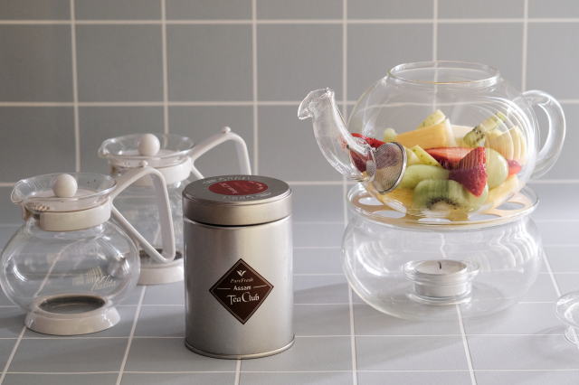 フルーツティーの材料