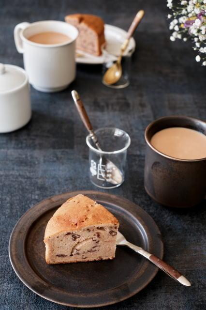 ミルキーな小豆のケーキ