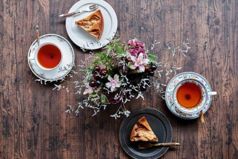 イチジクのケーキとダージリンセカンドフラッシュのペアリング