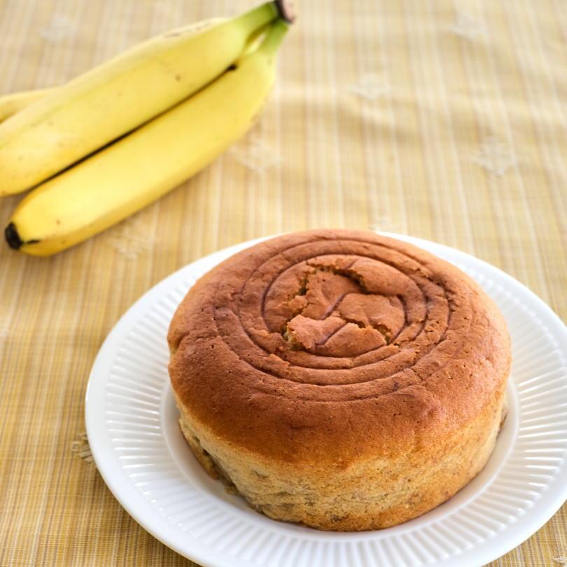 まるでバナナを食べているようなバナナケーキ