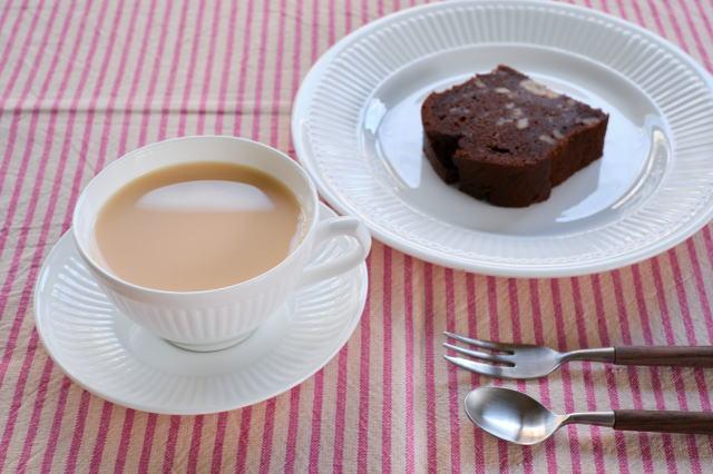 チョコバナナケーキとウバのペアリング