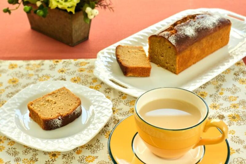 ジンジャーケーキとキーマンのミルクティのペアリング