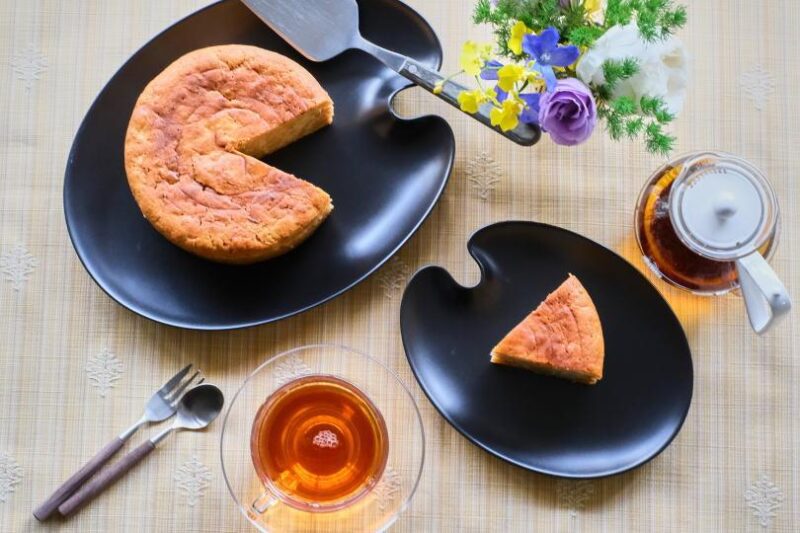 ニンジンと柚子のケーキ（キャロットケーキ）