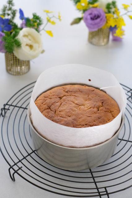 ニンジンと柚子のケーキ（キャロットケーキ）