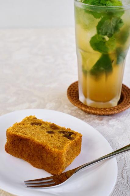 ドライイチジク入りキャロットケーキ