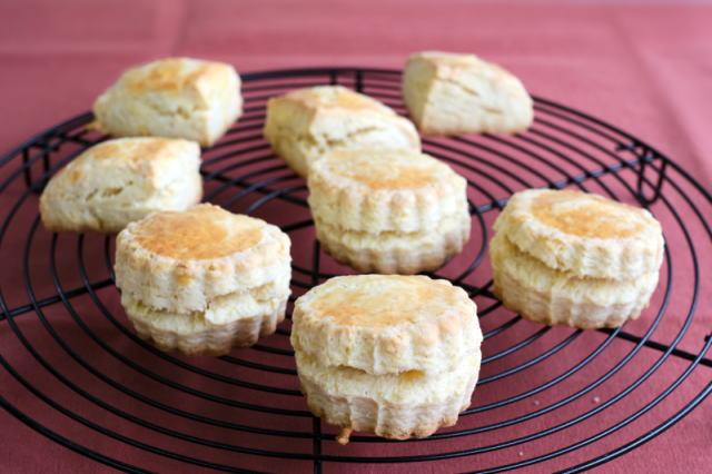 スコーンの焼き上がり