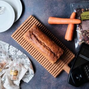 手軽に作れるキャロットケーキ（フルーツ&ナッツミックス）の作り方