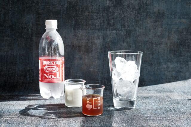 自家製コーラのアレンジ「ミルクコーラ」の作り方