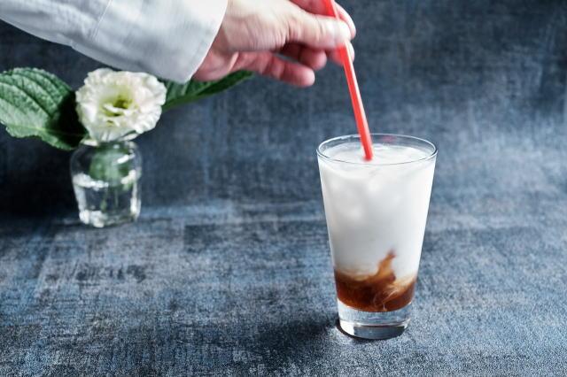 混ざりにくいからしっかり混ぜる