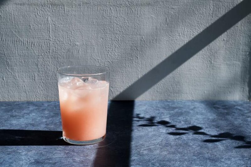 イチジクと新生姜のジンジャーエール