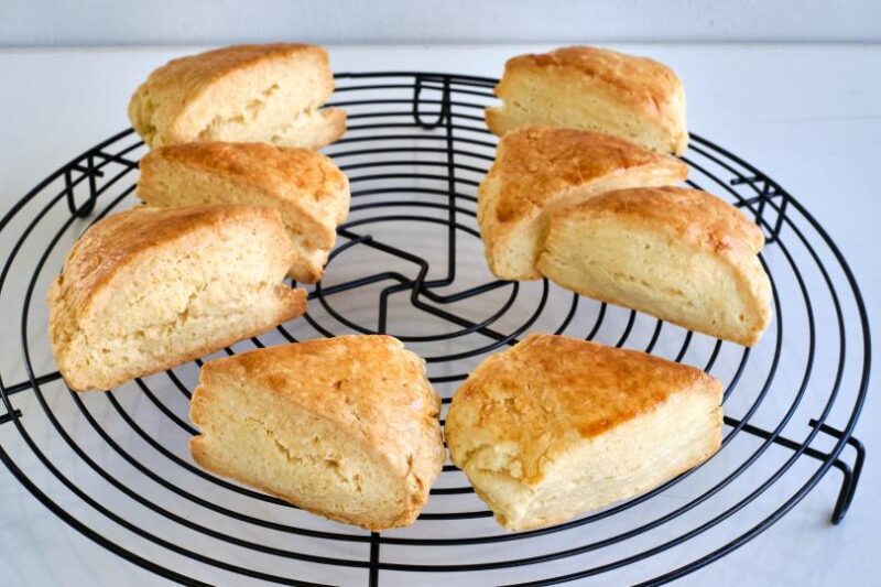 スコーンの作り方「４」製菓道具を使わない方法