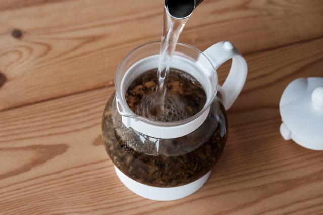 湯量が分かりやすいティーポット