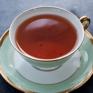 紅茶に浮くほこり