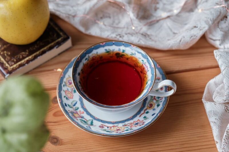 リンゴの皮で作る「アップルティー」