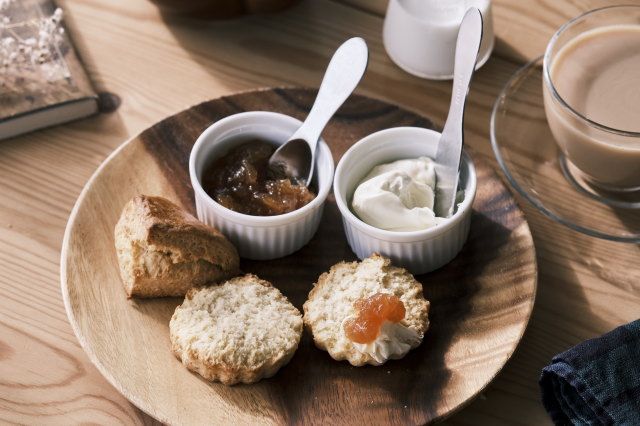 冬のクリームティー