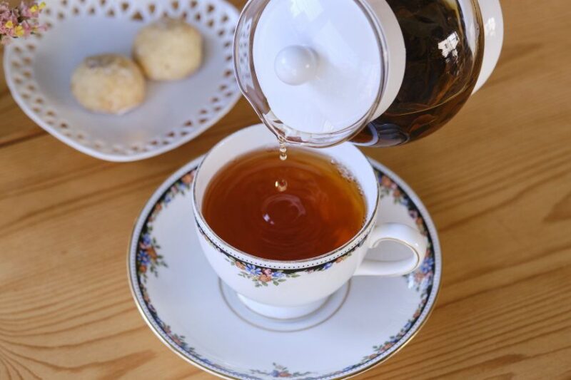 軟水でいれた紅茶と硬水でいれた紅茶