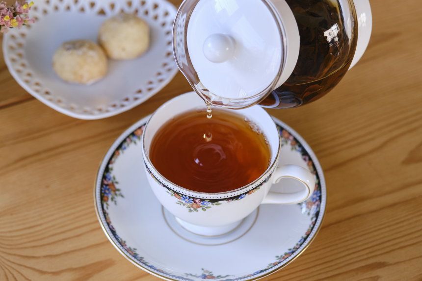 軟水でいれた紅茶と硬水でいれた紅茶