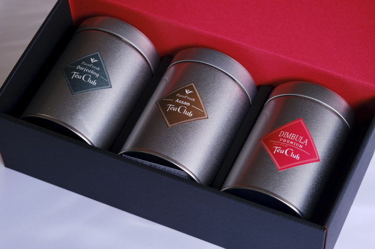 リーフティー３缶ギフト（ダージリン／アッサム／ディンブラ）