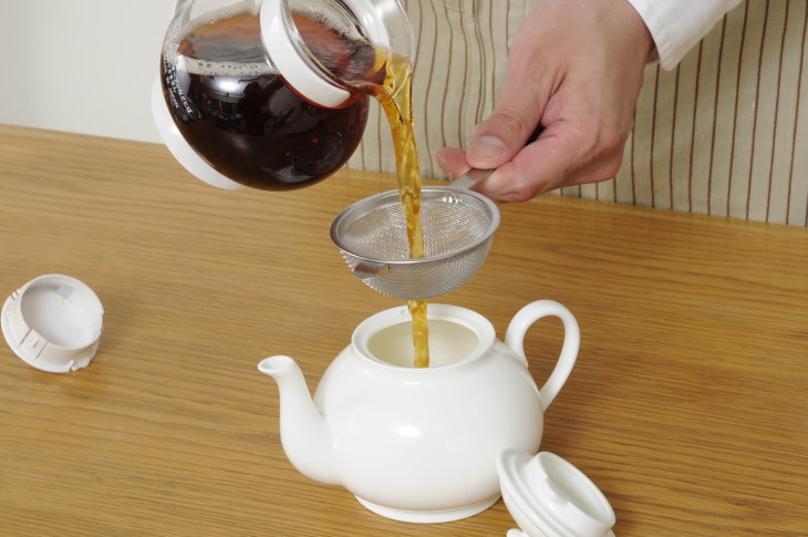 濃さが変わらないダブルポット